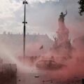 Protesters clash with police as demonstrations erupt across France